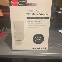 NETGEAR - EX6400 AC1900 WiFi Mesh Wall Plug Range Extender and Signal Booster, Essentials Edition