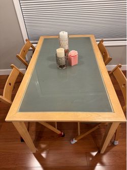IKEA Dining Table Set (Table + 4 Chairs) - Great Condition!