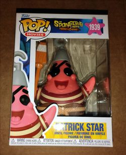 FUNKO POP! ‘SPONGEBOB MOVIE’ • PATRICK STAR VINYL FIGURE #1939 [NEW, UNOPENED]