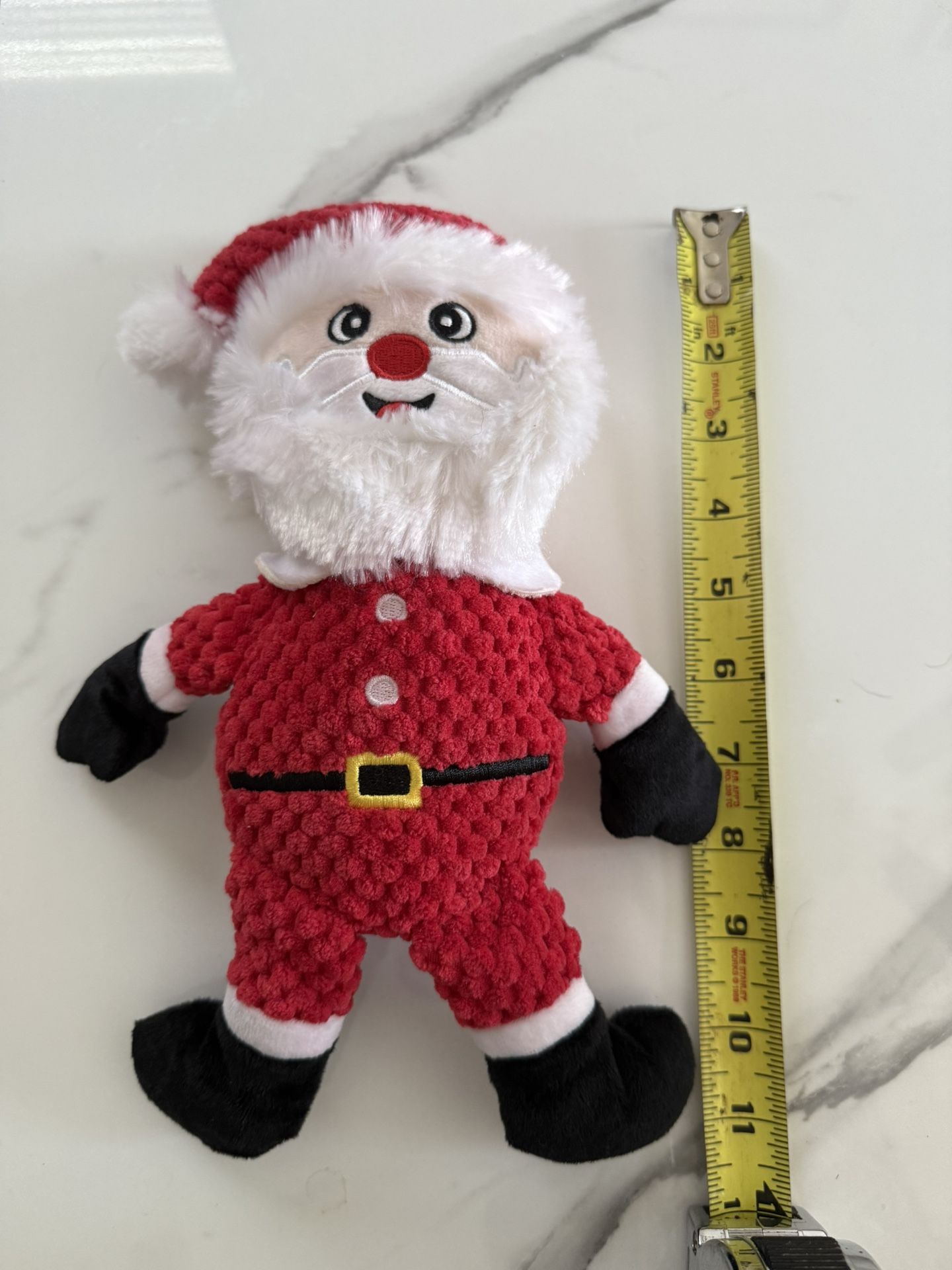 Dog Squeaky Toy Squeaker Play Presents Cats Dogs Stuffed Animal Soft Chewing Toy Santa