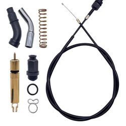 Choke Cable and Starter Valve Plunger Kit Compatible With Honda TRX450 Foreman 450 es 1(contact info removed) 2000 2001 2002 (contact info removed)4
