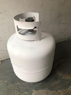 Propane tank.