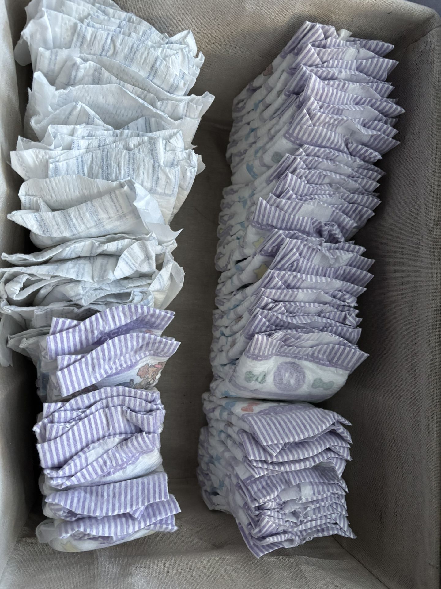 Pampers And Luvs Size N Diapers