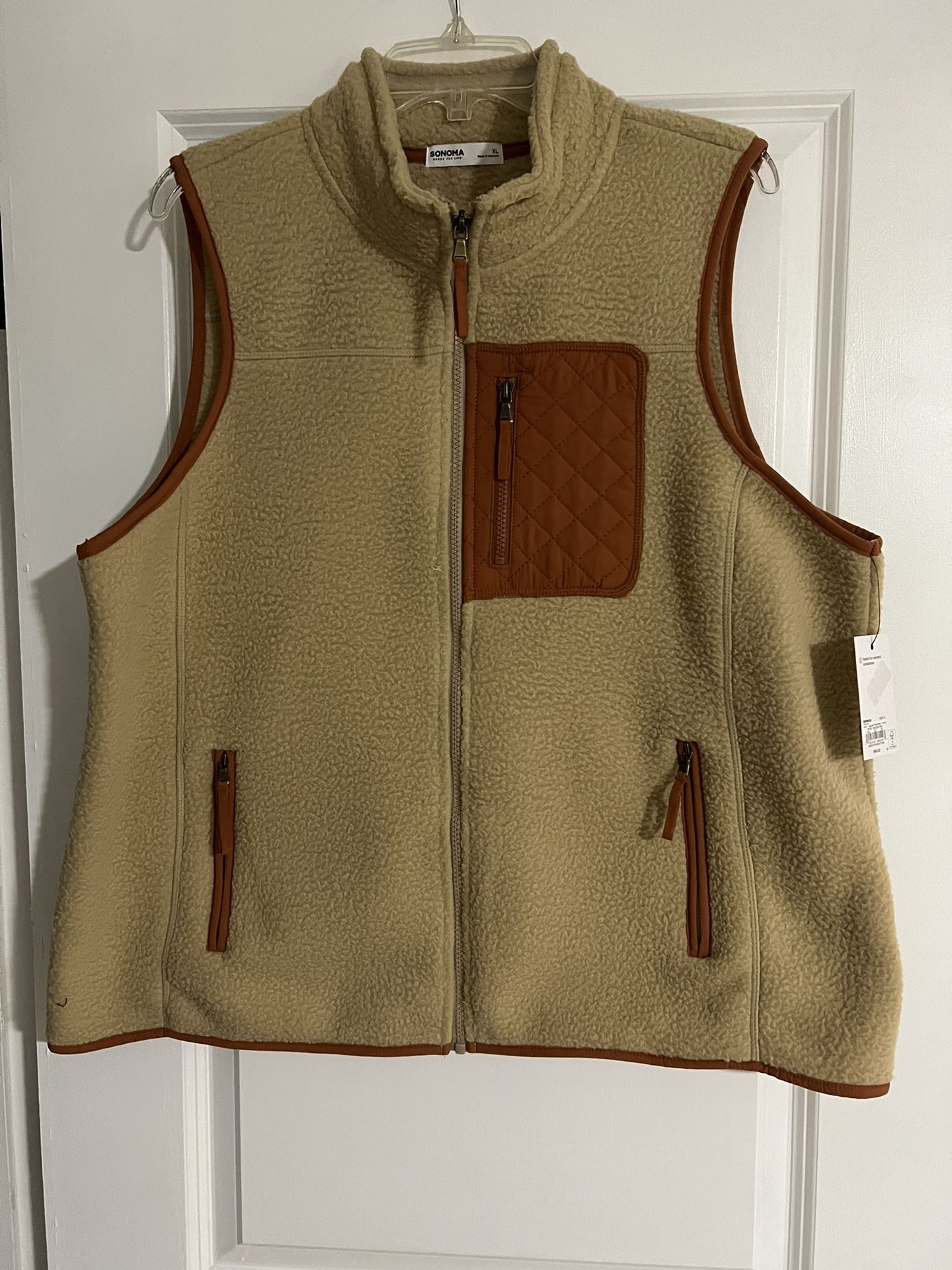 SONOMA WOMENS SHERPA VEST