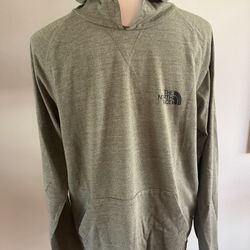 2017 North Face Men’s Medium Special Make up Olive Green Hoodie With Pouch