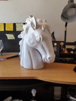 Porcelain Horse Head