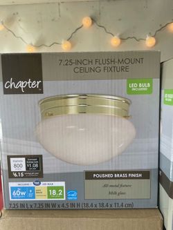 Chapter 7.25-Inch Flush-Mount Ceiling Fixture