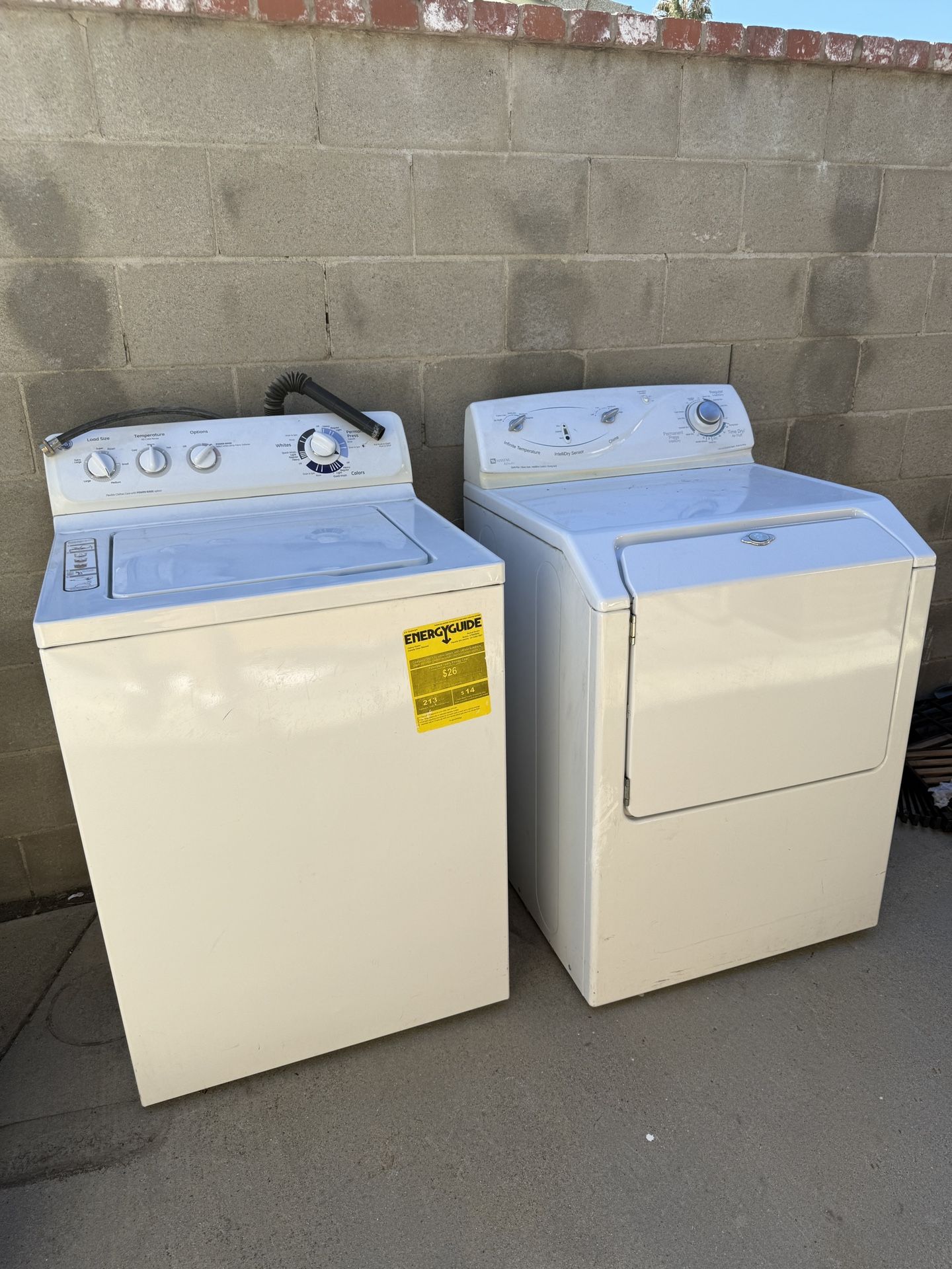 GE Washer And Dryer