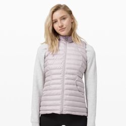 LULULEMON Mauve Blush Pink Pack It Down Vest Sz 2 NEW