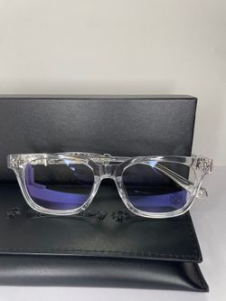 Chrome heart glasses