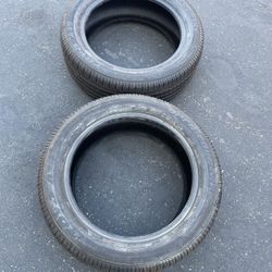 2 - 235/55r19 Toyo Tires 80% Good Tires Treads !!