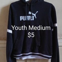 Puma Hoodie Youth Medium