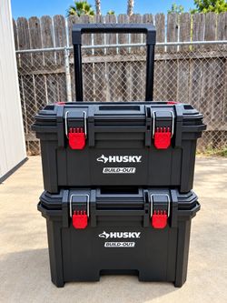 Husky Build-Out 2-Piece Rolling Tool Box System
