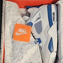 New Jordan 4 Military Blue  Size 7y