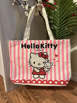 Large size hello Kitty tote bag