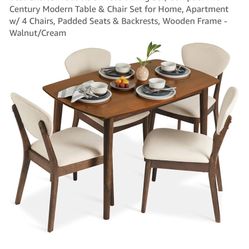 Brand New 4 Chair Kitchen Table Set