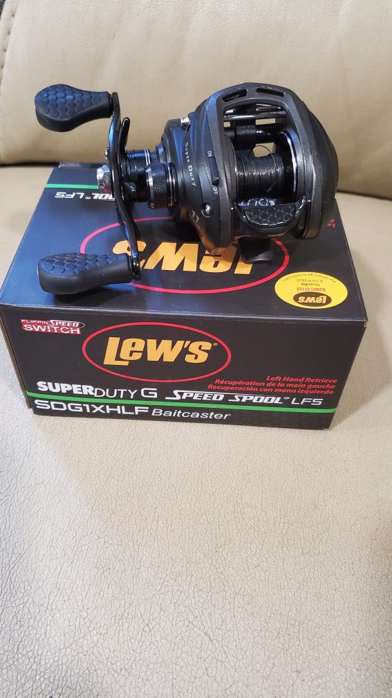 Lews Super Duty G 8.3:1 LH Baitcasting Reel With Flippin Switch