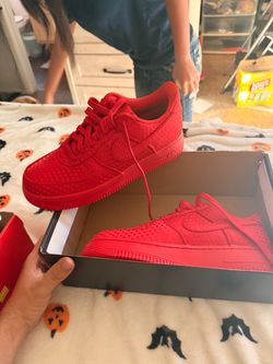 Nike Air Force 1 Low Triple Red Sneakers