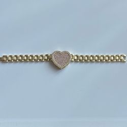 Heart Rolex Bracelet 