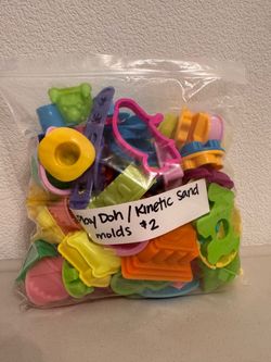 Play Doh Kinetic Sand Molds