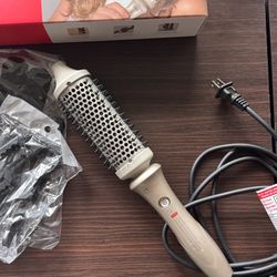 Tymo Hot Curler And Straightener Brush