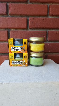 Mosquito outdoor candle