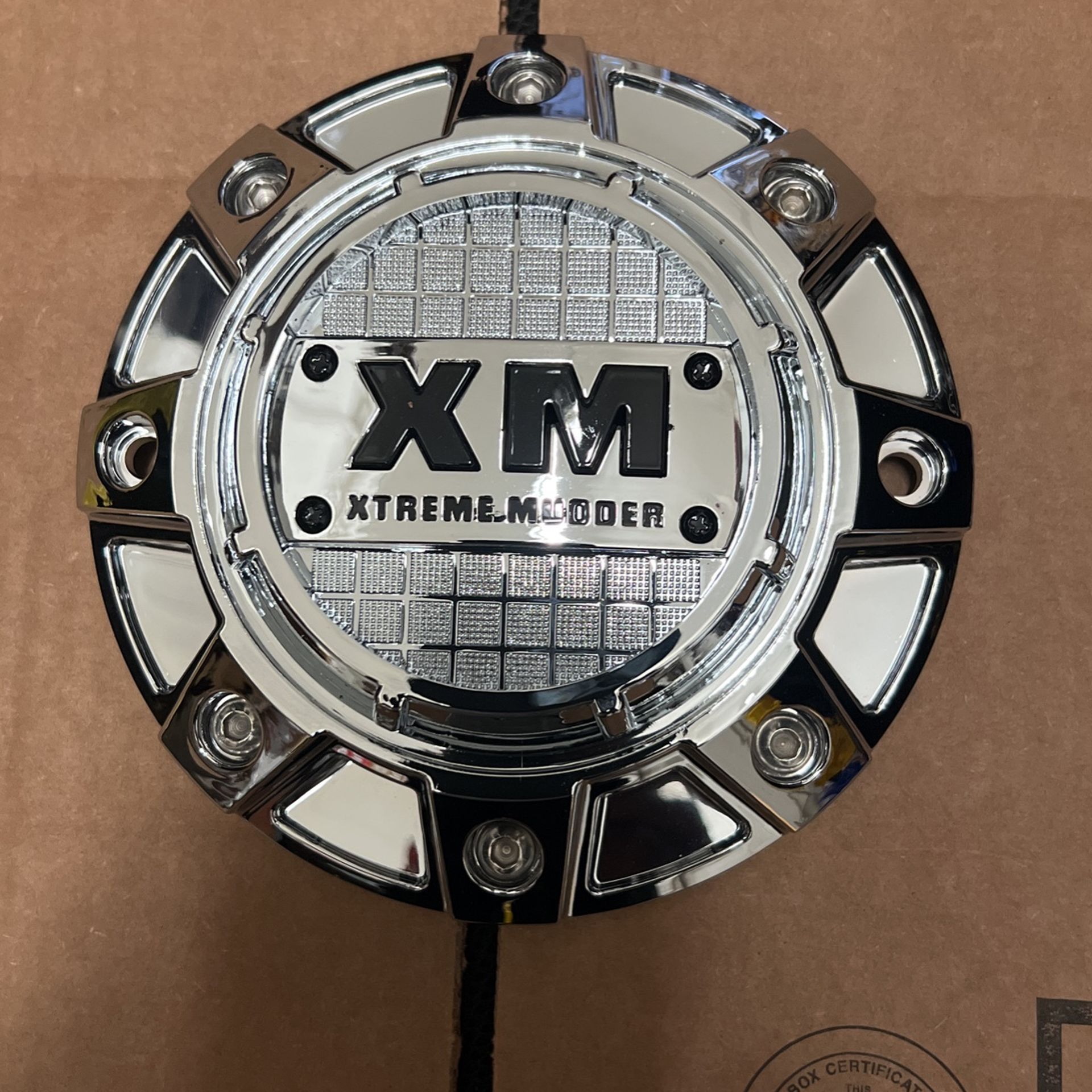 XTREME MUDDER CROME WHEEL CENTER CAP #1216 C-969-1