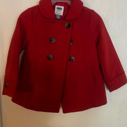 Old Navy Red Sailor Coat