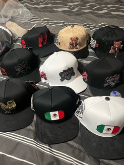Snapback Hats Lot – 10 Caps Mixed Styles