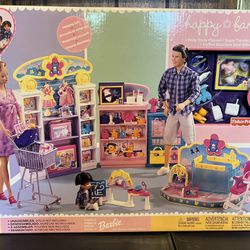 NEW 2002 Happy Family Baby Store Playset Barbie Friends (Midge) Mattel #B0231 