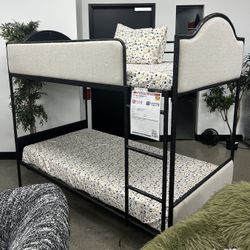 Brand New Elegant Twin Over Twin Bunk Bed 