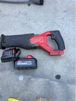 Milwaukee fuel sawzall 6.0 battery 3.0 battery