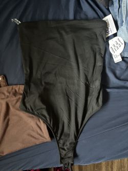 Black & Brown Tube Top Body suits
