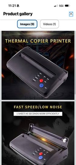 Tattoo Transfer Stencil Printer Machine