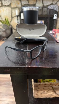 Ray Ban 7047 5196  54  17 140 Matte Black Eyeglasses Prescription