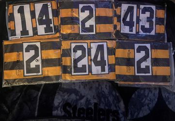 Pittsburgh Steelers Custom Stitched Bumble Bee Jerseys