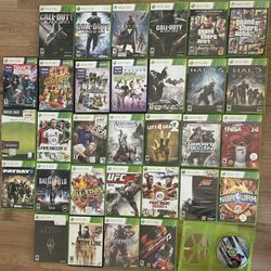 Xbox 360 w/ Controller/Kinect And Games
