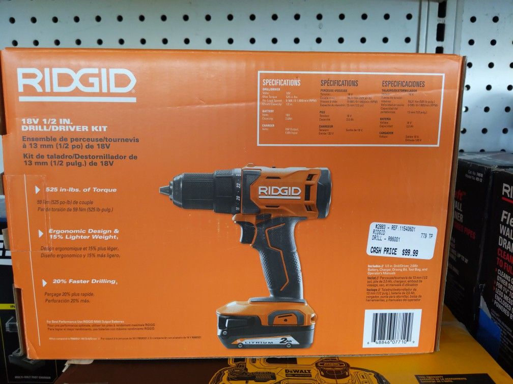 Ridgid Drill/Driver Kit