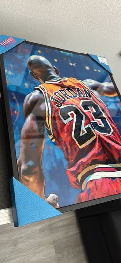 Michael Jordan art frame 16x20