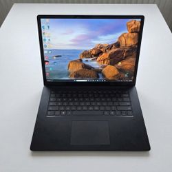 Microsoft Surface Laptop 4  15 Black 8gb ram 512gb ssd core i5 used