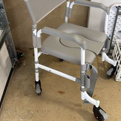 Rolling Shower Chair Commode