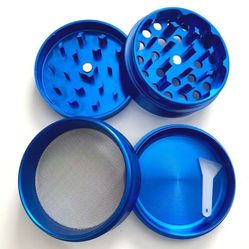 2.25" 4 Layer Aero Space Metal Tobacco Spice Herb Grinder Crusher