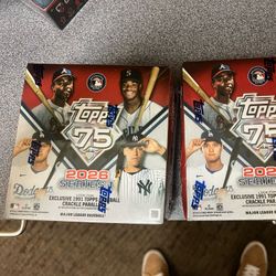 2026 TOPPS 75th Anniversary MLB Series 1 Mega box - Trading Cards *New Release 02.2026