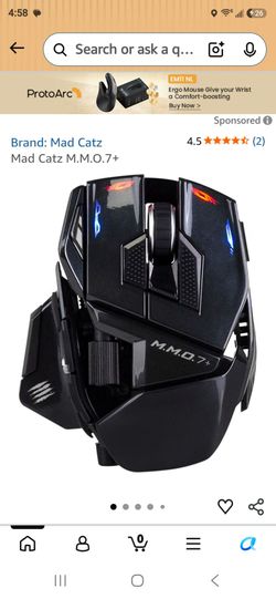 Mad catz  wireless gaming mouse m.m.o.7+