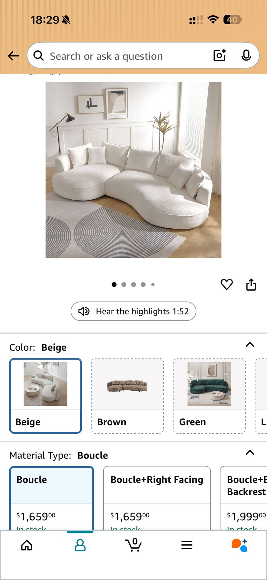 Relocation Sale, Sofa 125x64x28