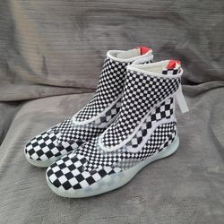 NWT Vans Vault Boot Skoot LX Checkered White Black Men's Size 9