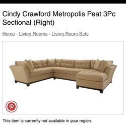 Cosmopolitan Sectional (141 “ Wide”)