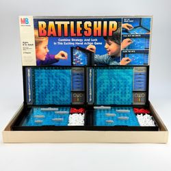 Vintage Battleship Board Game 1984 Milton Bradley Classic Naval Combat Complete