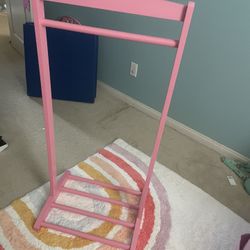 Wood Dress Up Clothes Rack