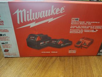 Milwaukee M18 REDLITHIUM XC5.0/CP2.0 Starter Kit